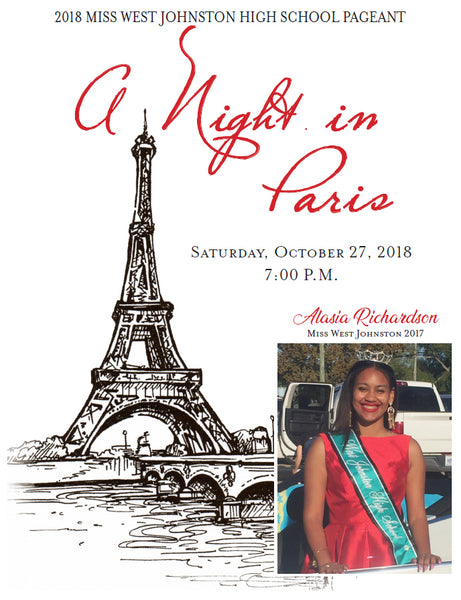 2018 Miss West Johnston High School Pageant